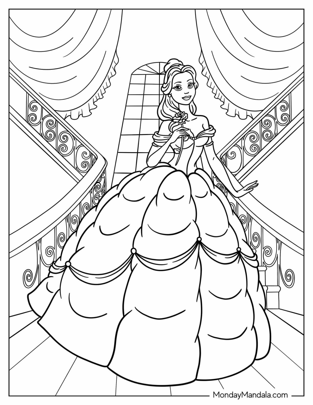 500 Princess Coloring Pages Free PDF Printables 500 Princess Coloring Pages Free PDF Printables
