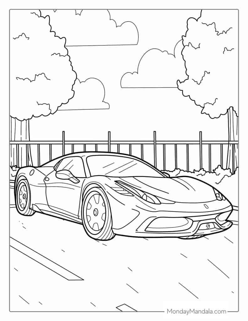 car printable coloring sheets car printable coloring sheets