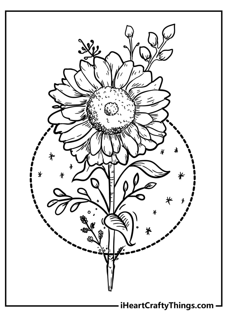 52 Flower Coloring Pages Easy Free Printable PDFs For Kids 52 Flower Coloring Pages Easy Free Printable PDFs For Kids