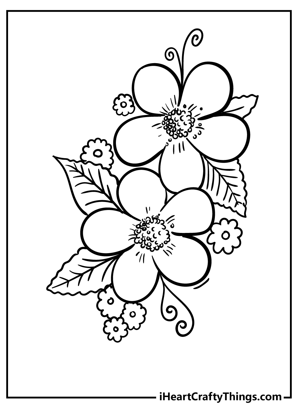 52 Flower Coloring Pages Easy Free Printable PDFs For Kids  52 Flower Coloring Pages Easy Free Printable PDFs For Kids
