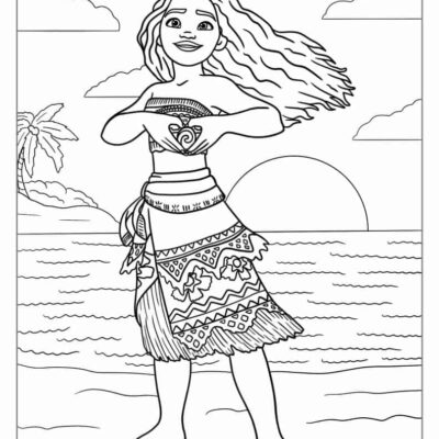52 Moana Coloring Pages Free PDF Printables