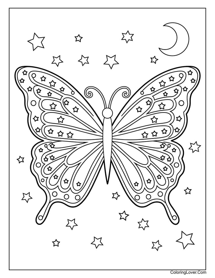 54 Butterfly Coloring Pages Free Printables For All Ages  54 Butterfly Coloring Pages Free Printables For All Ages