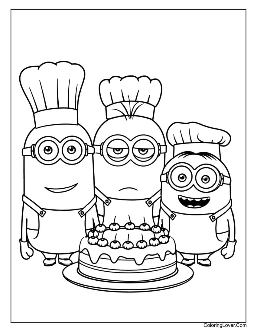 54 Minion Coloring Pages Free Printables For All Ages 