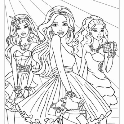 58 Barbie Coloring Pages Free PDF Printables