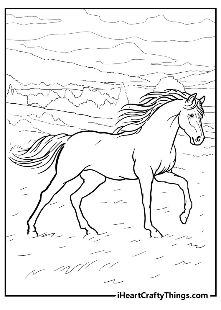 65 Horse Coloring Pages 100 Free Printables 