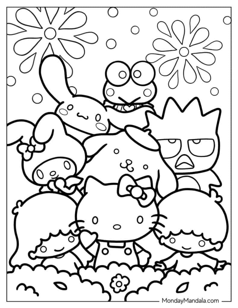 68 Hello Kitty Coloring Pages Free PDF Printables  68 Hello Kitty Coloring Pages Free PDF Printables