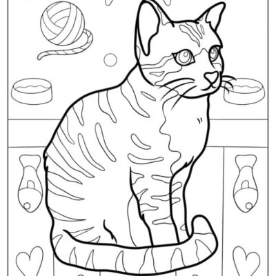 69 Cat Coloring Pages Free PDF Printables