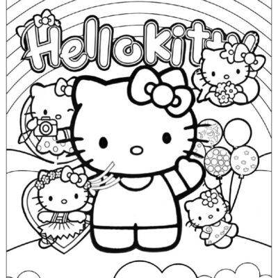 76 Hello Kitty Coloring Pages Free PDF To Print Woo Coloring