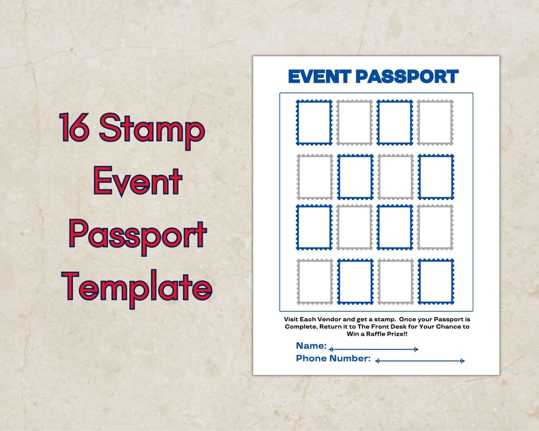 8 5 X 11 Printable digital Event Passport Template Edit In Adobe Acrobat Or In CANVA Free Instant Digital Download Great For Health Fairs Etsy 8 5 X 11 Printable digital Event Passport Template Edit In Adobe Acrobat Or In CANVA Free Instant Digital Download Great For Health Fairs Etsy