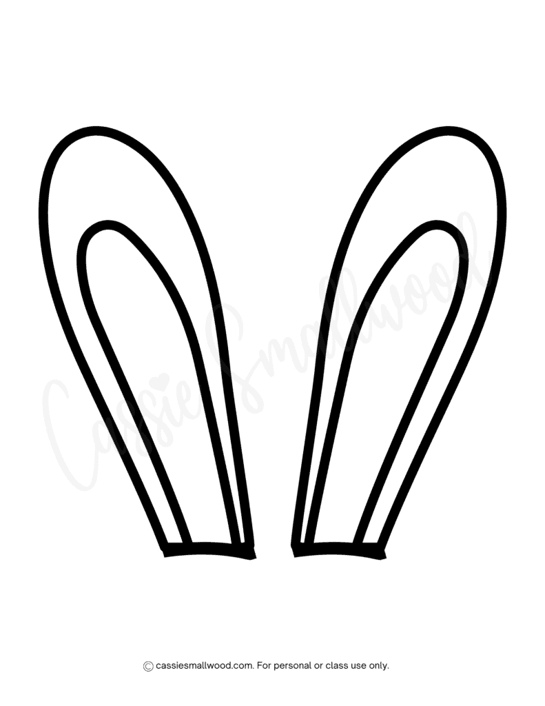 8 CUTE Bunny Ear Templates Cassie Smallwood 8 CUTE Bunny Ear Templates Cassie Smallwood