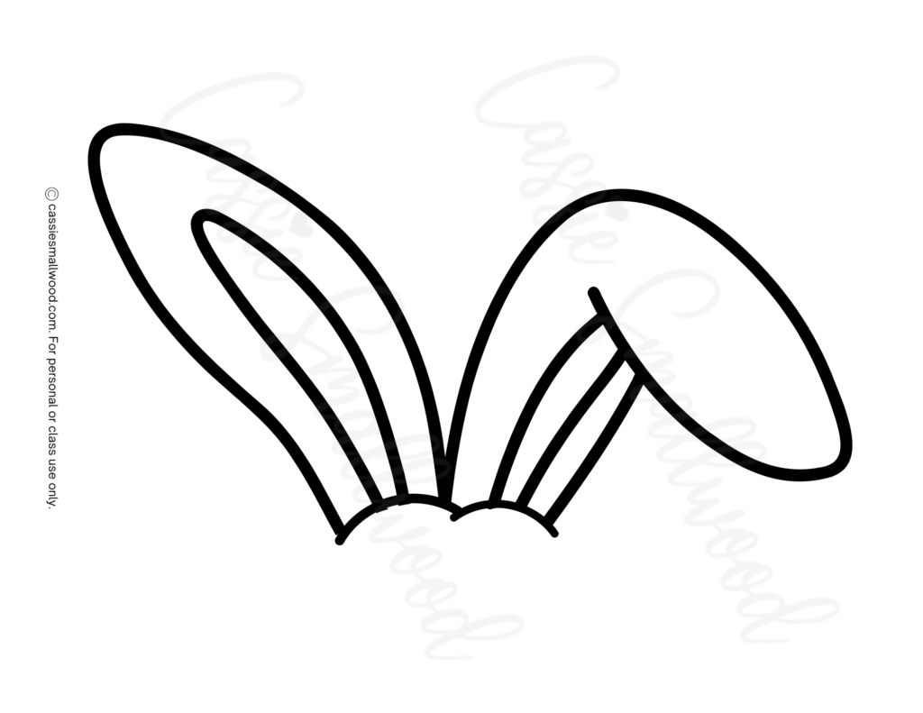 8 CUTE Bunny Ear Templates Cassie Smallwood 8 CUTE Bunny Ear Templates Cassie Smallwood