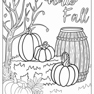 82 Autumn Fall Coloring Pages Free PDF Printables