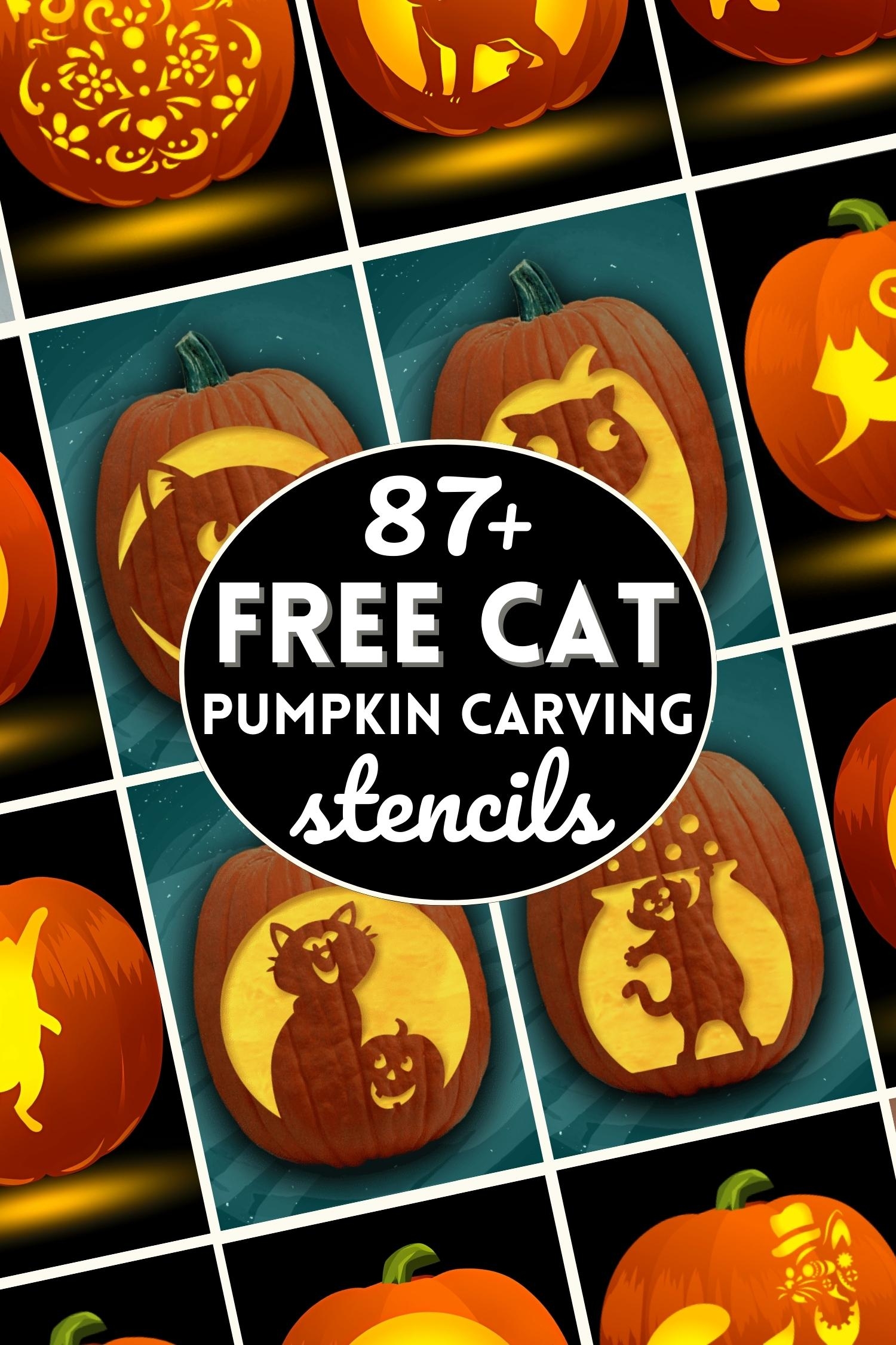 pumpkin carving template free printable