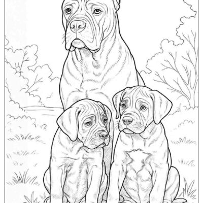 88 Dog Coloring Pages Free PDF To Print Woo Coloring