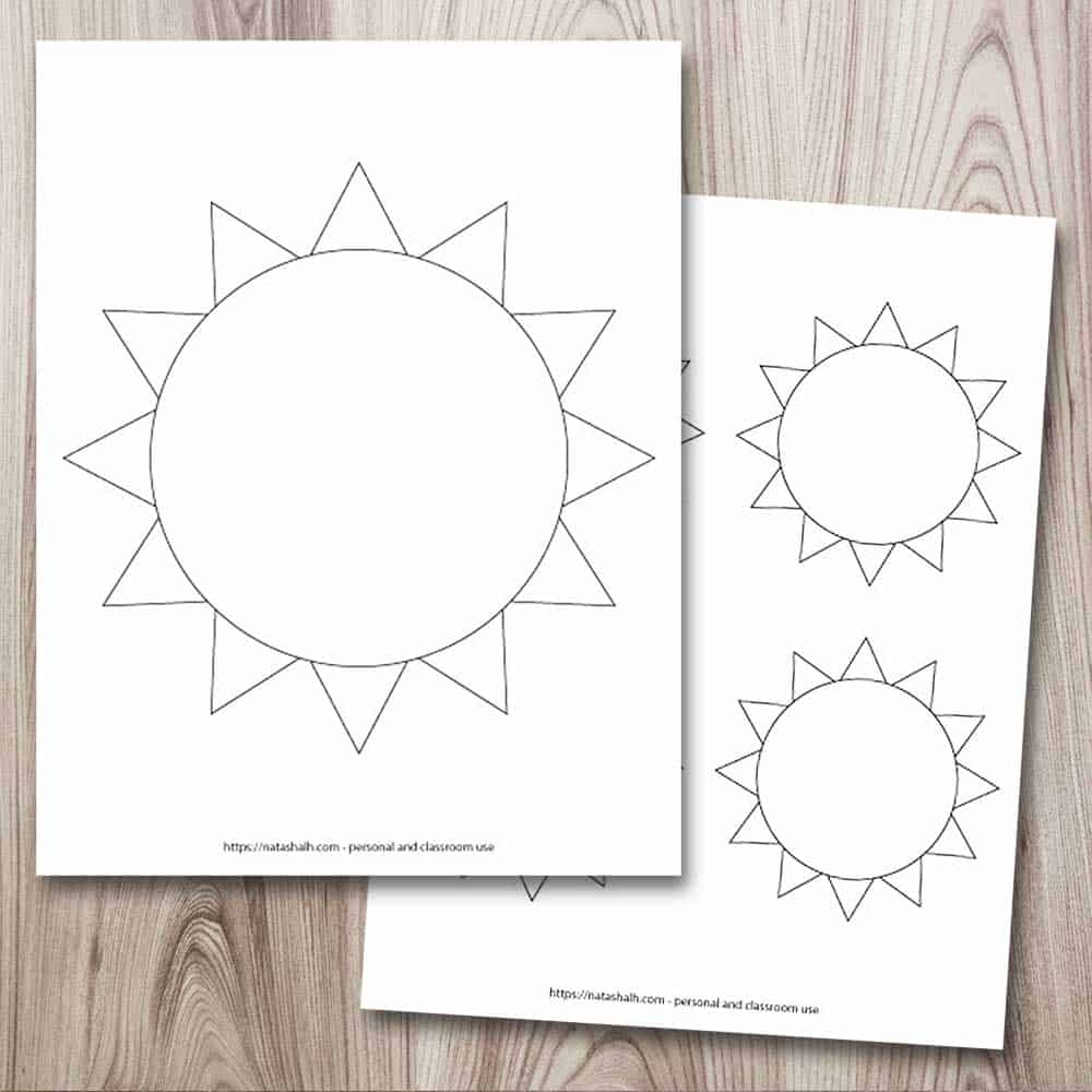 9 Free Printable Sun Templates The Artisan Life 9 Free Printable Sun Templates The Artisan Life