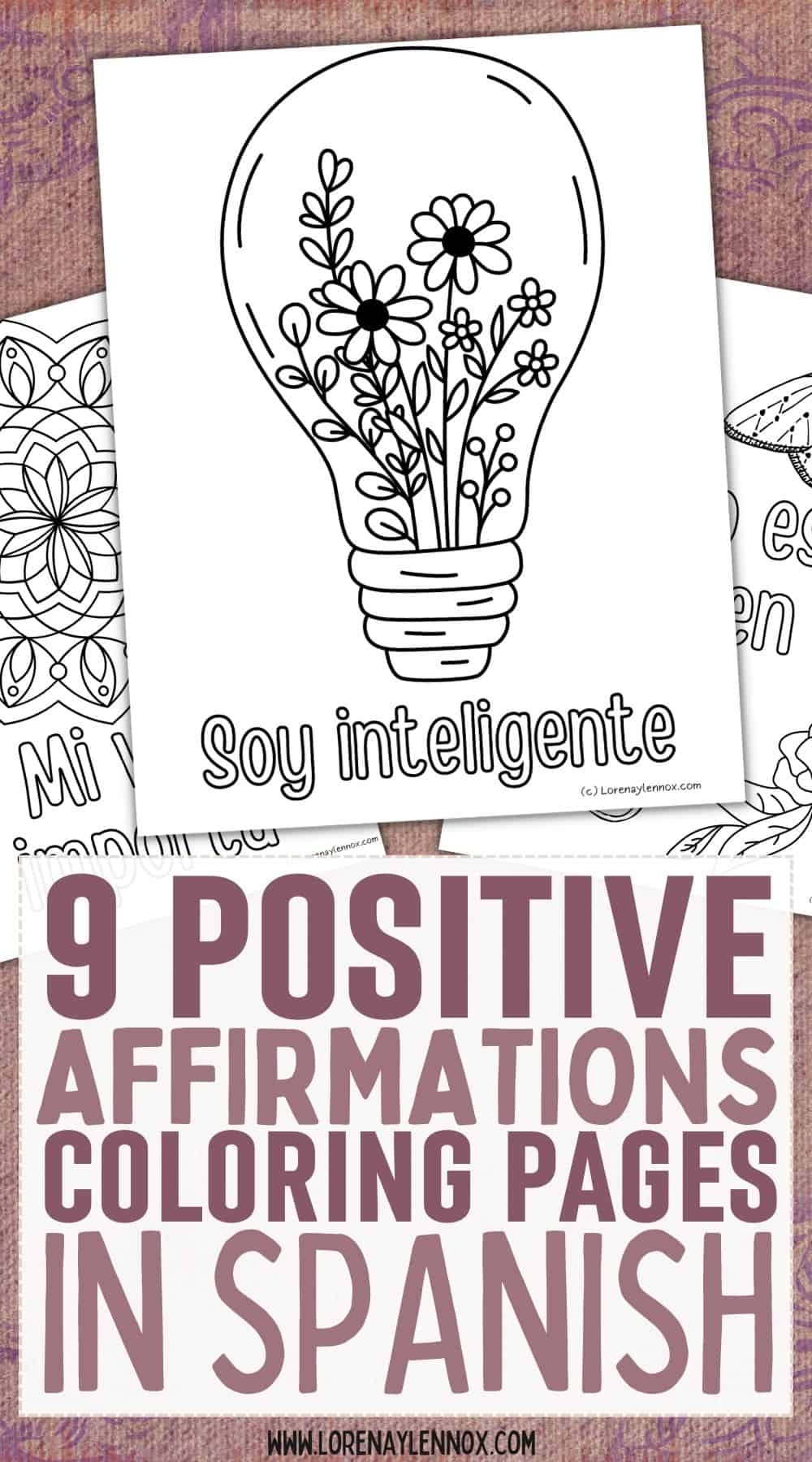 free printable spanish motivational coloring pages