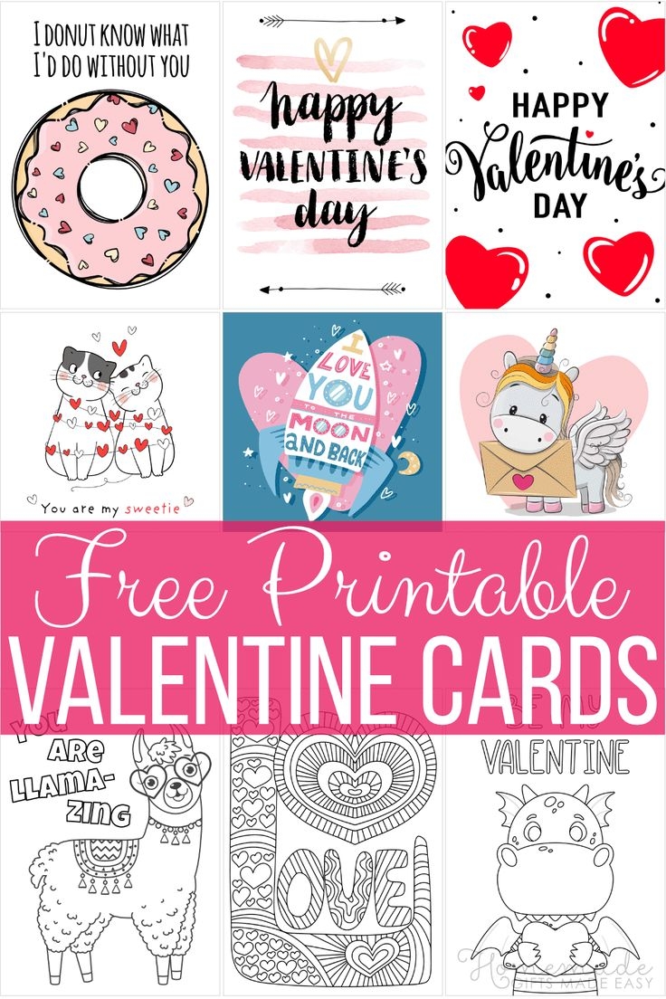 90 Free Printable Valentine Cards For 2025