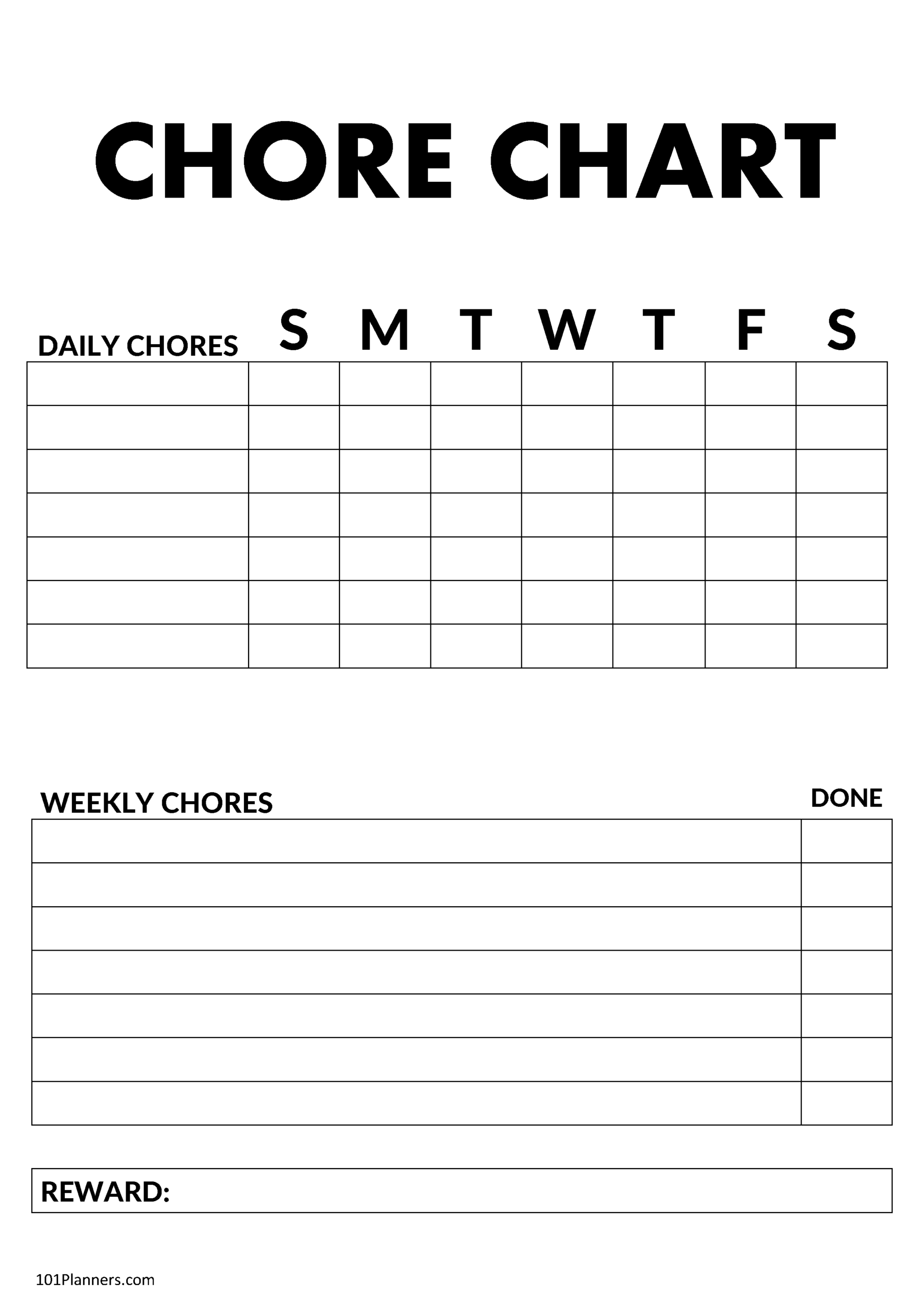 A List Of Chores For Teenagers With Free Chore Charts A List Of Chores For Teenagers With Free Chore Charts