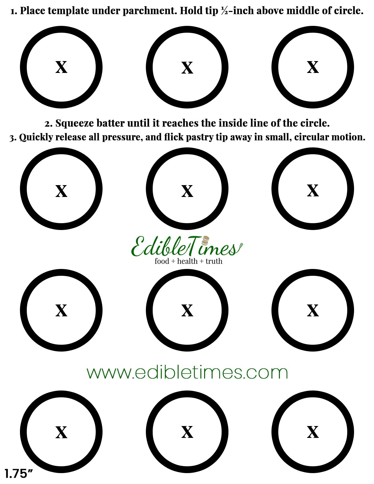 A One Stop Free Shop For Macaron Templates Edible Times A One Stop Free Shop For Macaron Templates Edible Times