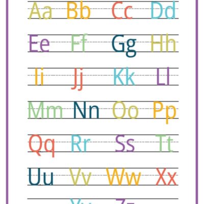 ABC Chart Alphabet Printable Free Resources