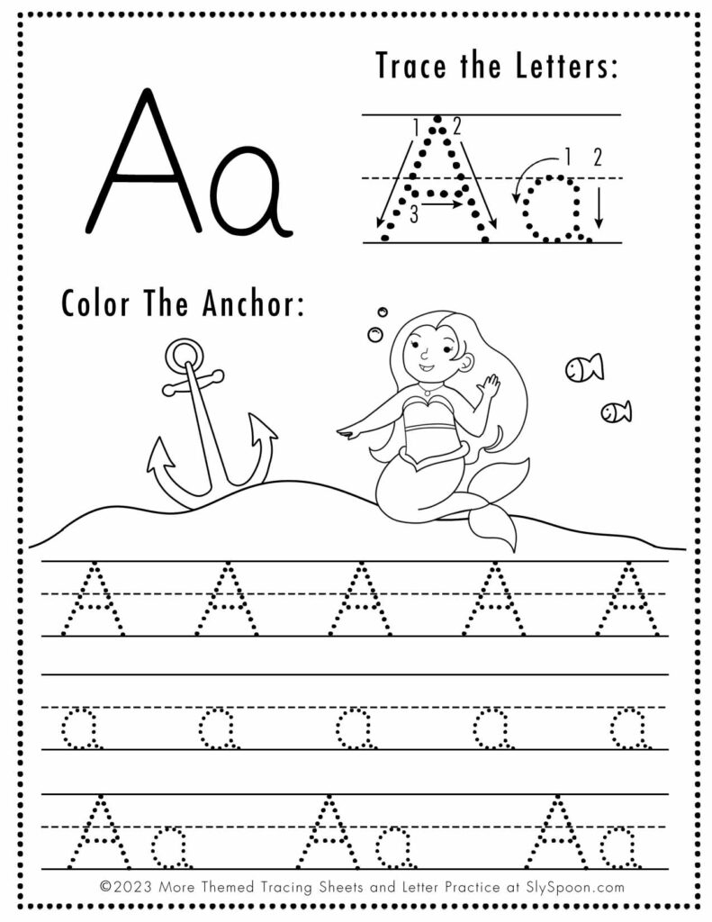 free printable traceable letters