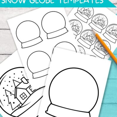 Adorable Snow Globe Templates Free Printables