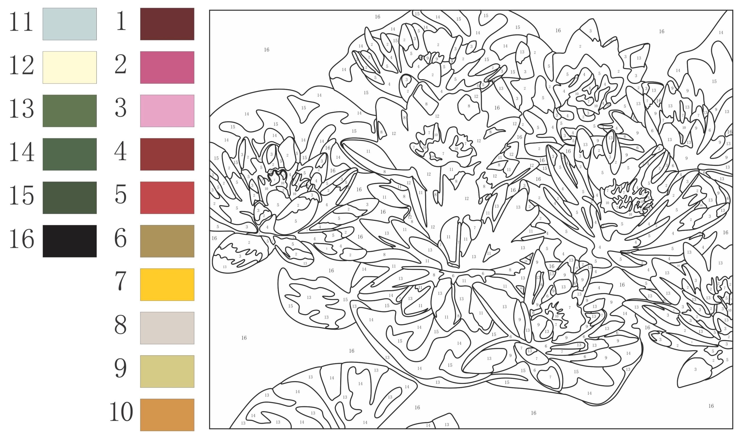 Adult Color By Number Discover 12 300 Drawing Prompts Ideas 300 Drawing Prompts Color By Number Printable And More