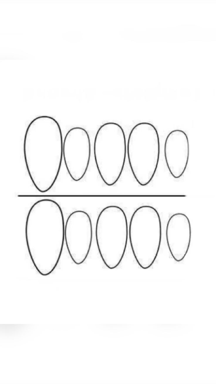 printable blank nail template