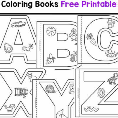 Alphabet Coloring Books Free Printable Uppercase Version Active Littles