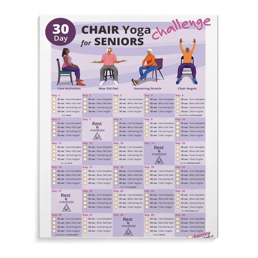 Amazon 30 Day Chair Yoga For Seniors Challenge Chair Exercise Guide Printable Chair Workout PDF Senior Home Workout Plan Instant Download Wall Poster Art Canvas Printing Poster Office Bedroom Aesthetic P Posters Amazon 30 Day Chair Yoga For Seniors Challenge Chair Exercise Guide Printable Chair Workout PDF Senior Home Workout Plan Instant Download Wall Poster Art Canvas Printing Poster Office Bedroom Aesthetic P Posters