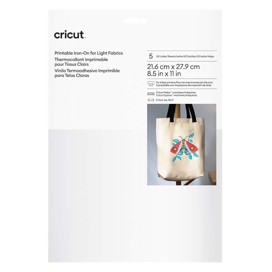 Amazon Cricut Printable Iron On For Light Fabrics US Letter Size 5ct Printable HTV Vinyl For Inkjet Printer Compatible With Cricut Maker Expression And Cricut Joy Xtra Machines Amazon Cricut Printable Iron On For Light Fabrics US Letter Size 5ct Printable HTV Vinyl For Inkjet Printer Compatible With Cricut Maker Expression And Cricut Joy Xtra Machines
