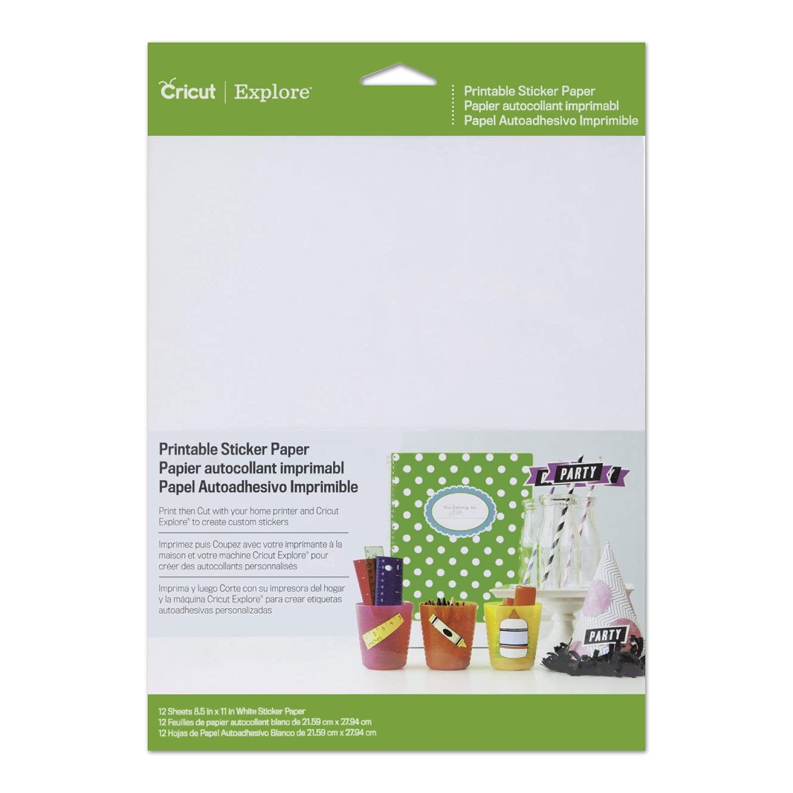Amazon Cricut Printable Sticker Paper For Scrapbooking
