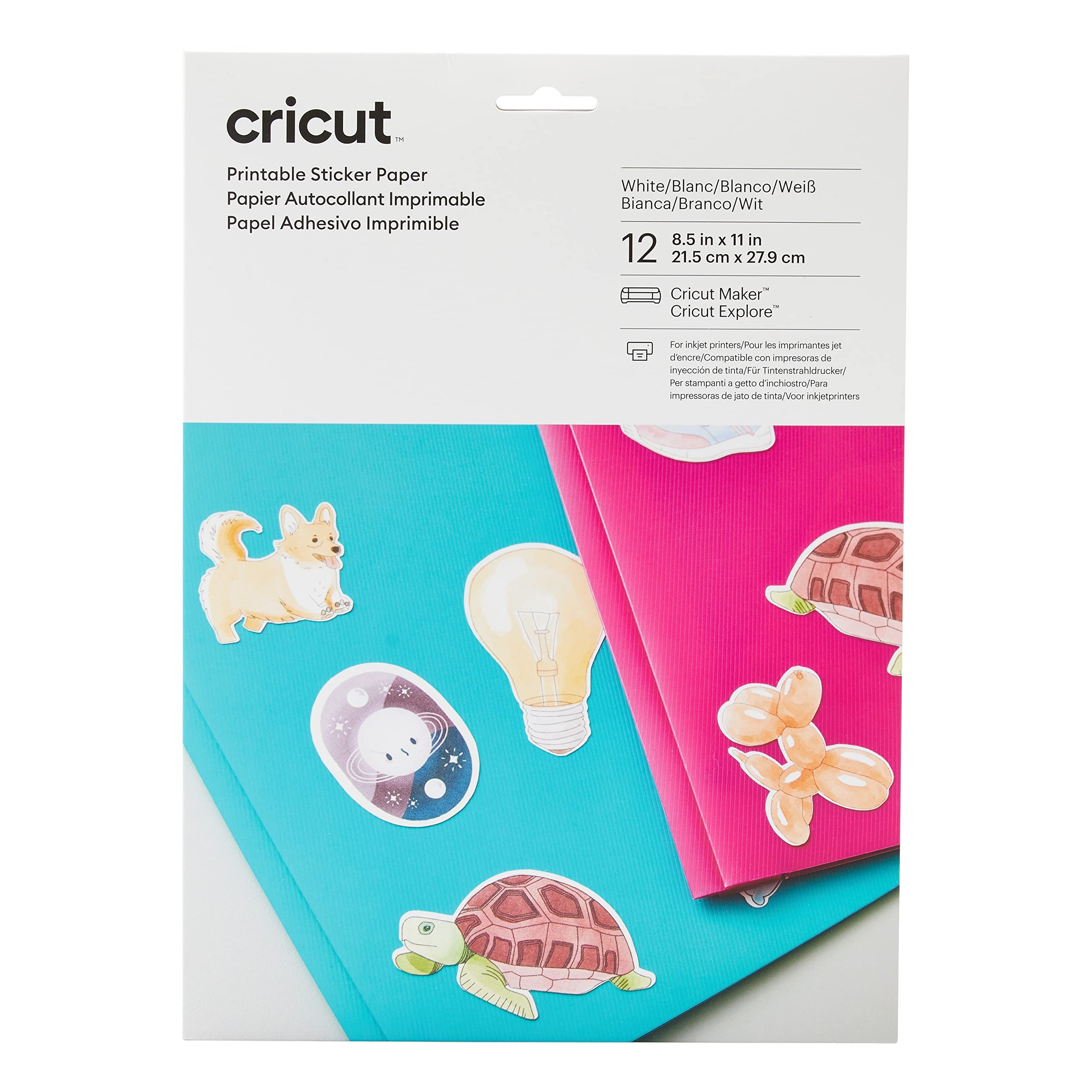 Amazon Cricut Printable Sticker Paper Office Products