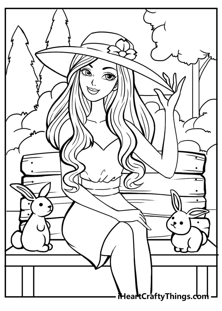 Barbie Coloring Pages 100 Free Printables Barbie Coloring Pages 100 Free Printables
