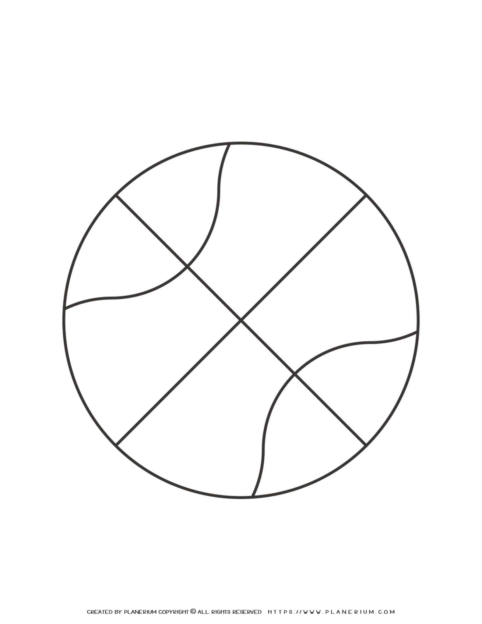 basketball template printable