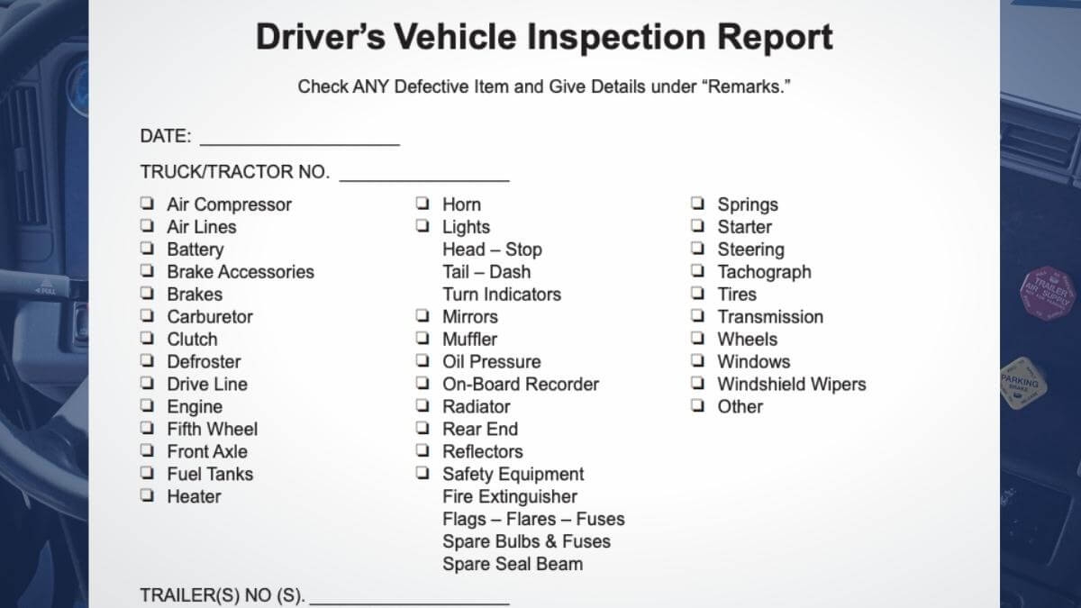 Best Free CDL Pre Trip Inspection Checklist Trucker Safety Profit Best Free CDL Pre Trip Inspection Checklist Trucker Safety Profit
