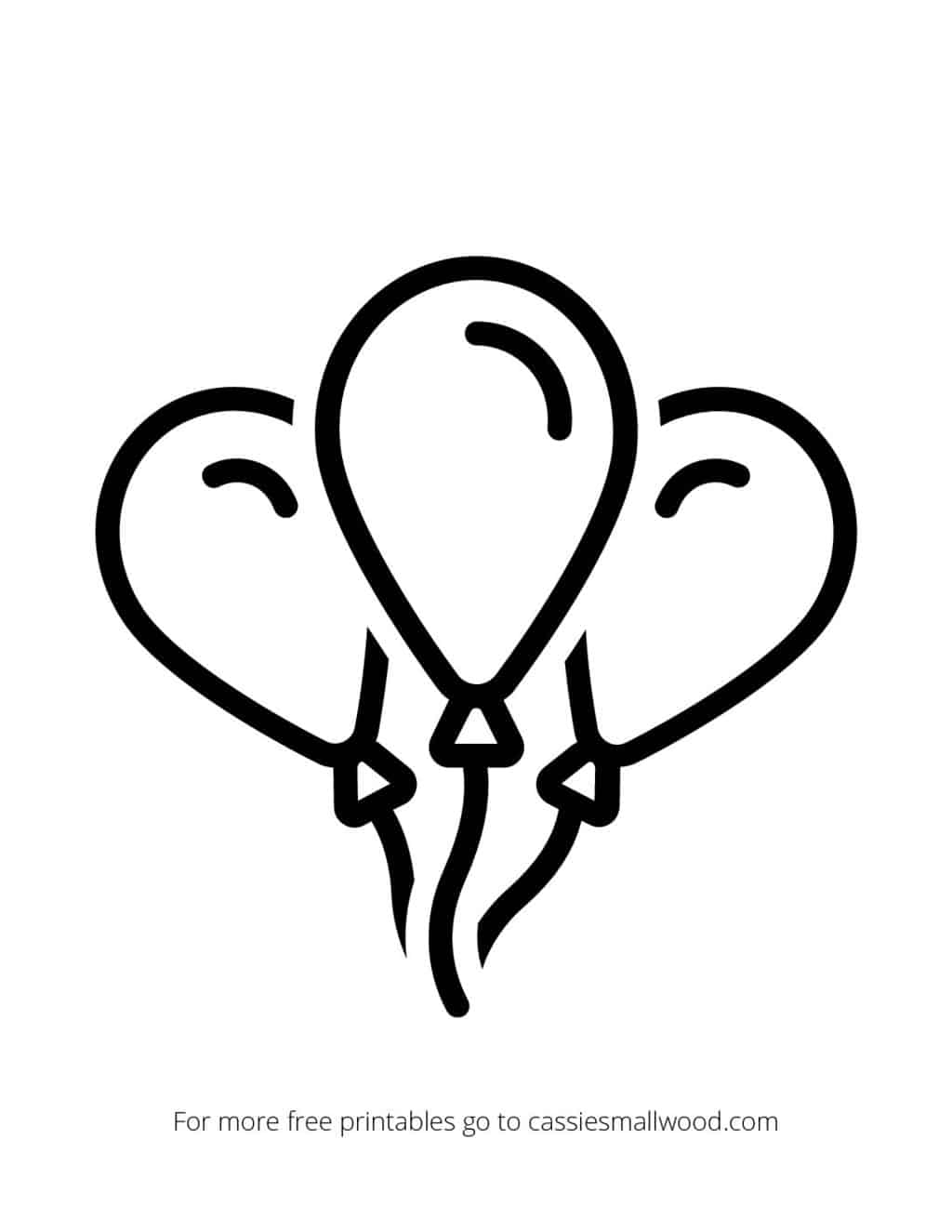 balloon template printable balloon template printable