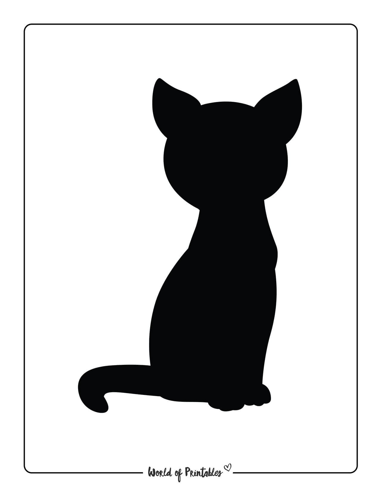 cat template printable