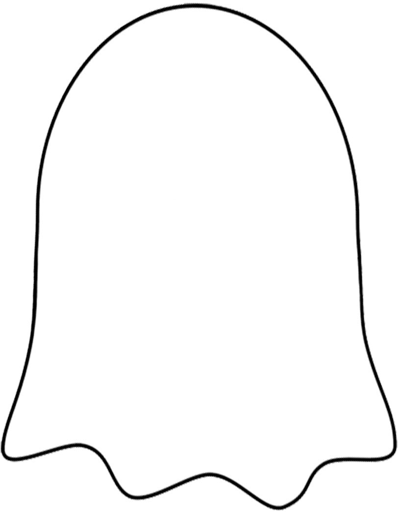 Blank Ghost Template Rooftop Post Printables Blank Ghost Template Rooftop Post Printables