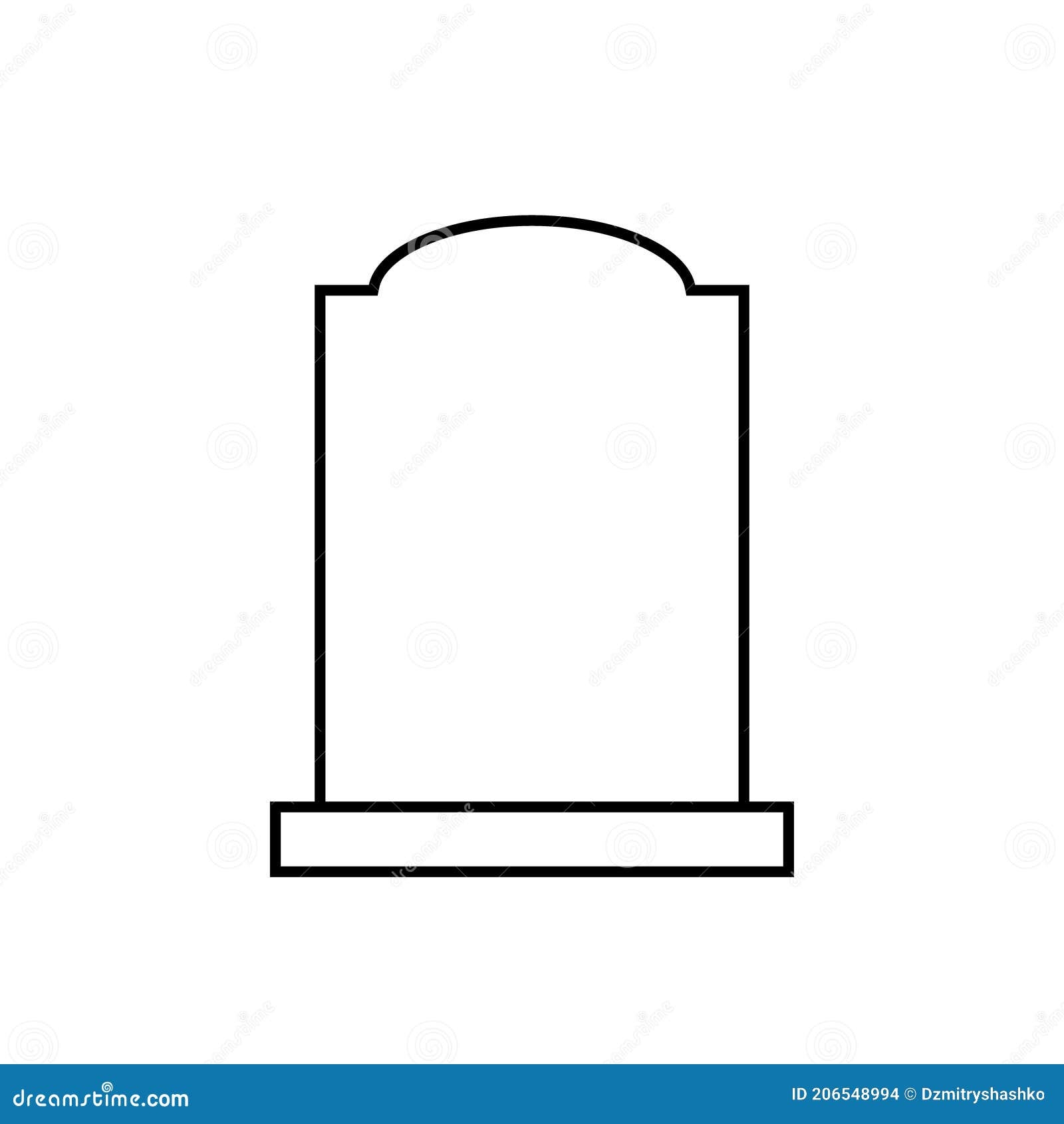 Blank Headstone Outline Icon Stock Illustration Illustration Of Blank Grave 206548994 Blank Headstone Outline Icon Stock Illustration Illustration Of Blank Grave 206548994