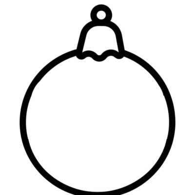 Blank Printable Christmas Ornament Template Large Cassie Smallwood