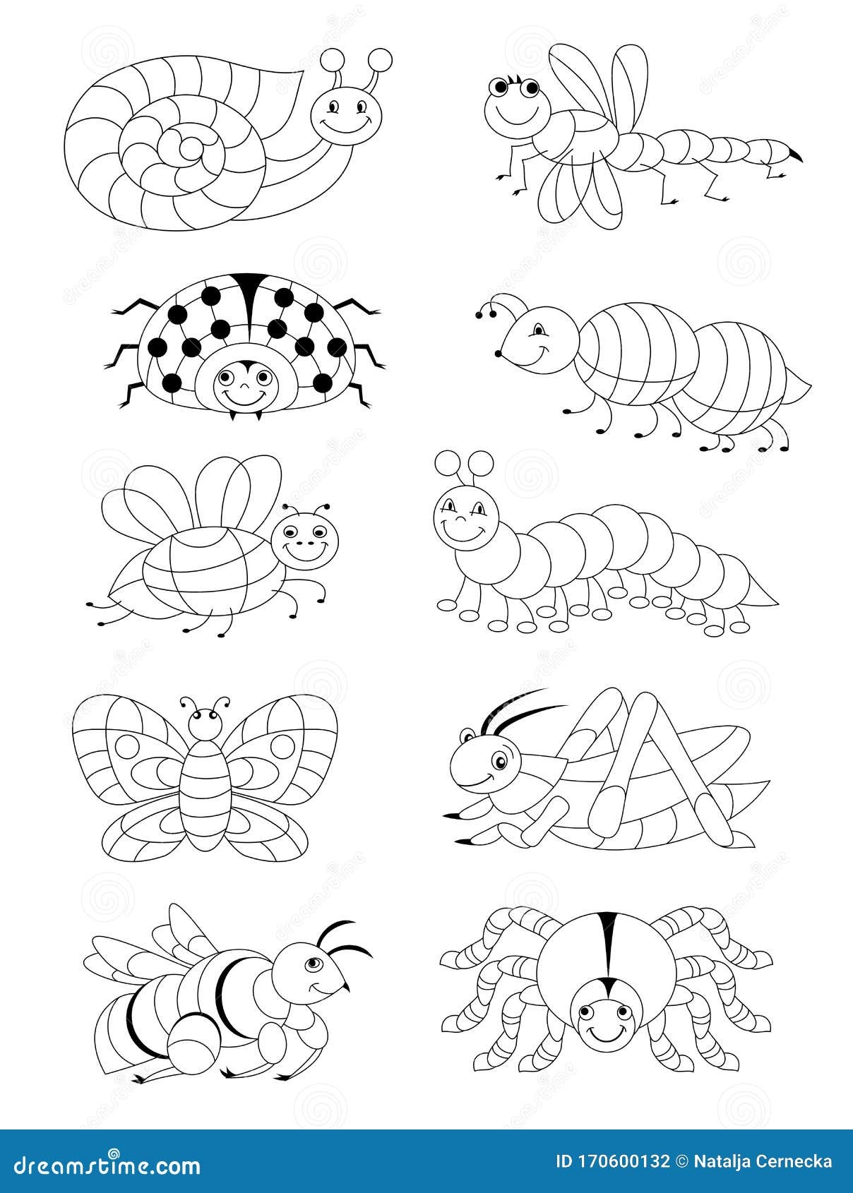 bug template printable