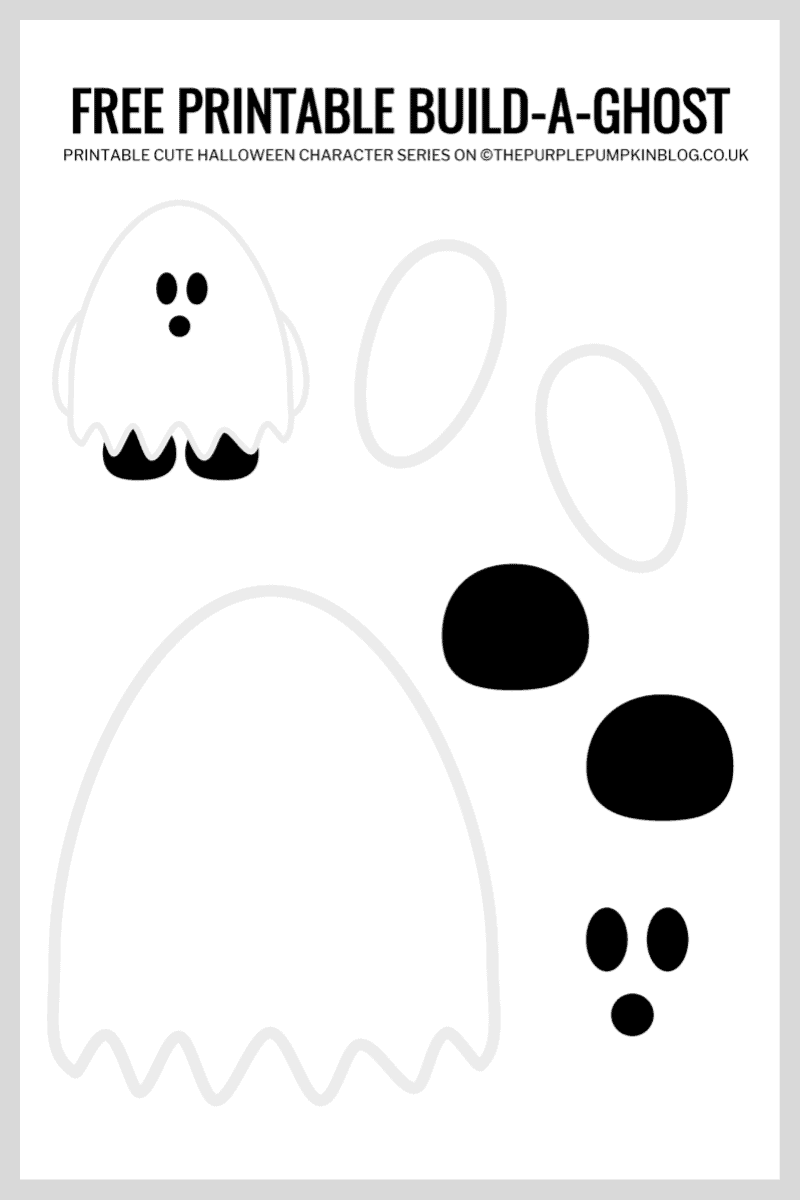 free printable ghost template free printable ghost template
