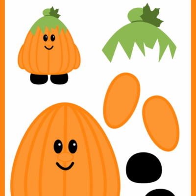 Build a Pumpkin Free Printable Halloween Paper Craft For Kids