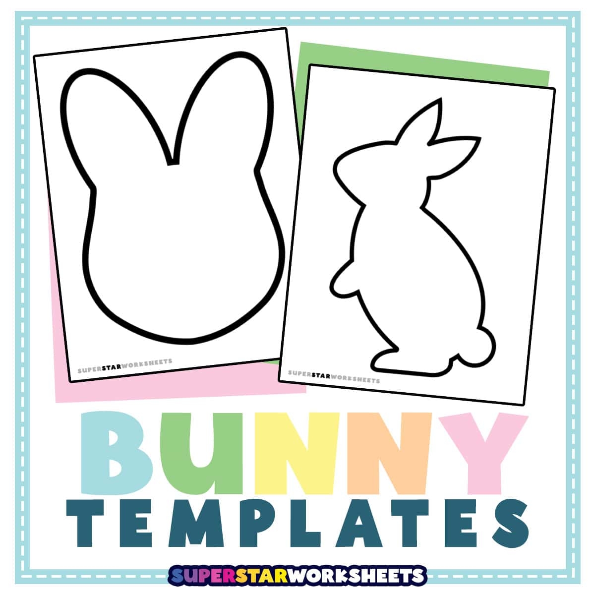 free printable rabbit template