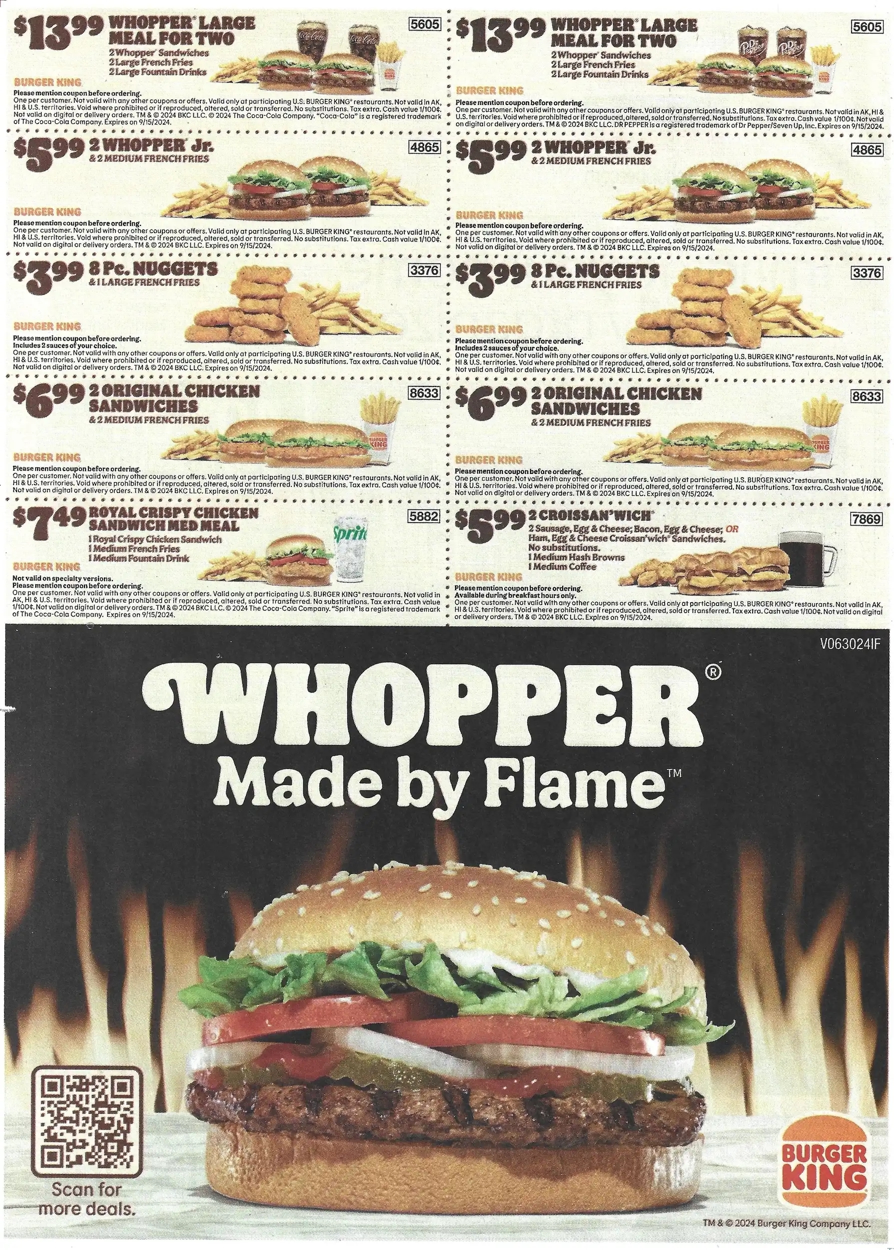 Burger King Coupons Expires 09 15 2024 Burger King Coupons Expires 09 15 2024