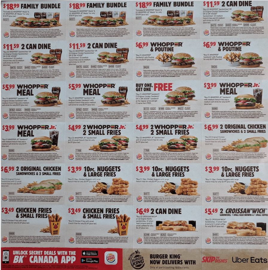 Burger King Mailer Coupons Buy One Whopper Get One FREE Whopp Meal For 3 99 More Coupons Canadian Freebies Coupons Deals Bargains Flyers Contests Canada Canadian Freebies Coupons Deals Bargains Flyers  Burger King Mailer Coupons Buy One Whopper Get One FREE Whopp Meal For 3 99 More Coupons Canadian Freebies Coupons Deals Bargains Flyers Contests Canada Canadian Freebies Coupons Deals Bargains Flyers