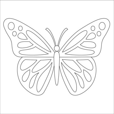 Butterfly Coloring Page Free Printable Sheets For Kids