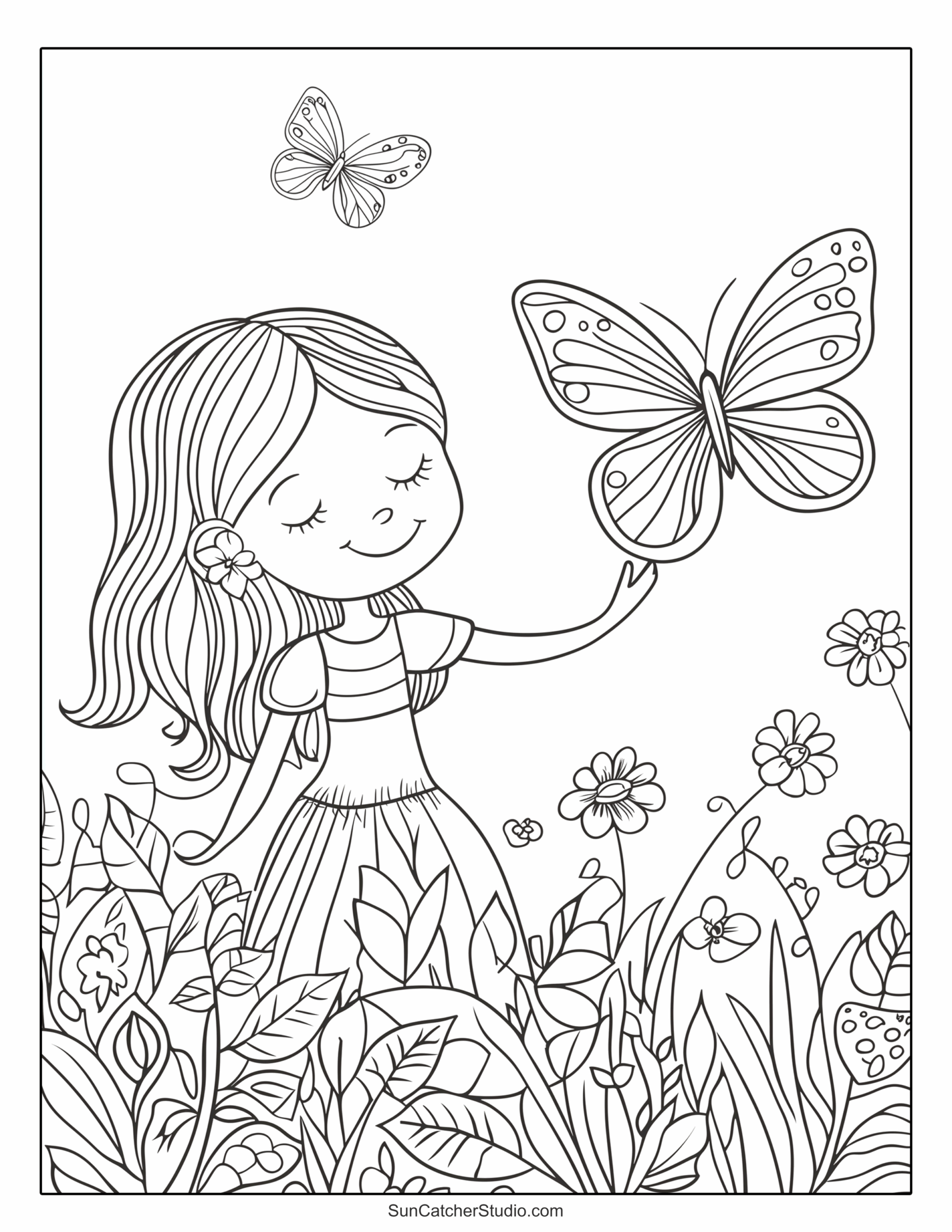 butterfly printable coloring pages