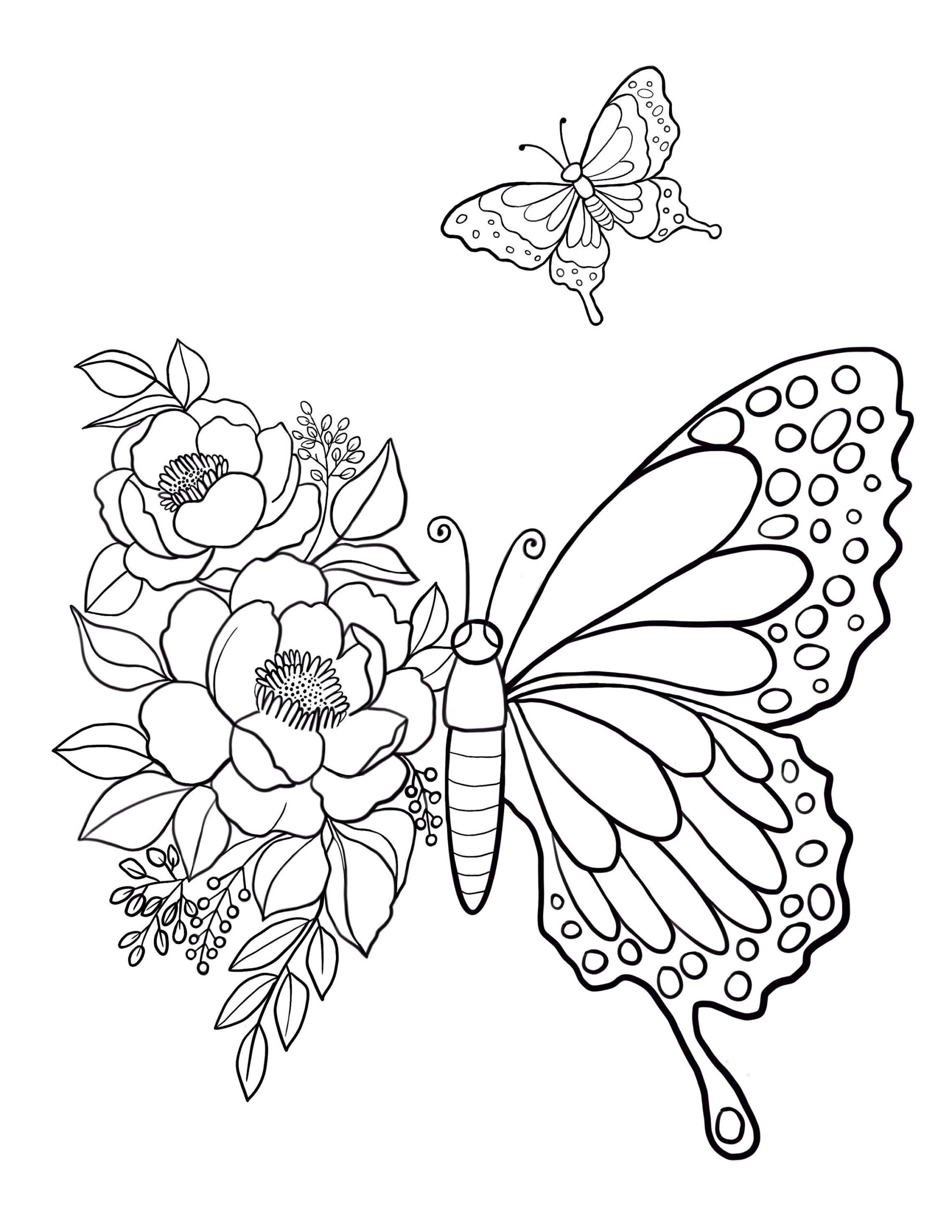 Butterfly Printable Coloring Sheet Coloring Pages Kids Coloring Pages Kids Summer Activity Butterfly Pictures Etsy Denmark